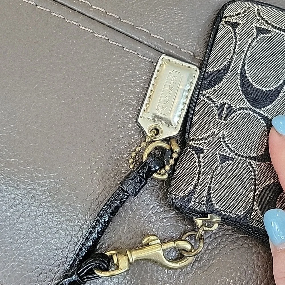 Coach Poppy wristlet